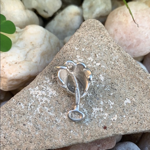 Sterling Silver Palmetto Tree Charm - Picture 3 of 12